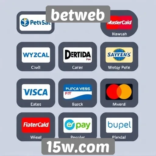 Exploração das opções de pagamento disponíveis na betweb